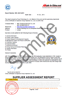 Audit Report Audit Report