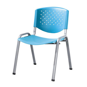 Sillas de Plástico de Azul